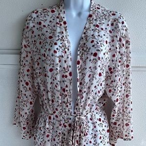 Uniqlo with Disney | Beauty And The Beast|Floral Rose Sheer Robe.Women’s Medium.